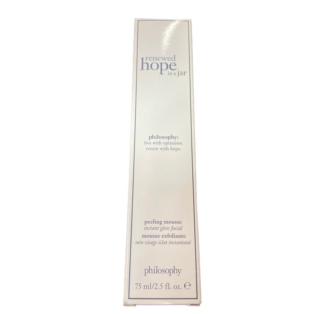 Philosophy renewed hope in a‎ jar peeling mousse.